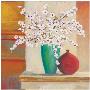 Apple Blossom Vase by Claire Lerner Limited Edition Print