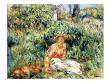 Young Woman In A Garden by Pierre-Auguste Renoir Limited Edition Pricing Art Print