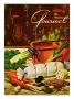 Gourmet Cover - April 1954 by Henry Stahlhut Limited Edition Print