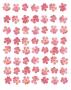 Eight Lines Of Pink Flowers by Tasmin Phoenix Limited Edition Pricing Art Print