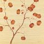 Autumn Leaves On Silk I by Deborah Falls Limited Edition Print