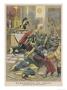 Boxer Rebellion At Mukden Rebels Invade A Christian Church And Massacre Chinese Christians by Carrey Limited Edition Print