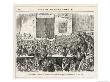 Hanging The Crowd At A Public Hanging Horsemonger Lane County Gaol London by John Leech Limited Edition Print