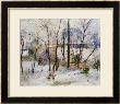 Garden Under Snow, 1879 by Paul Gauguin Limited Edition Print