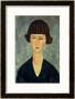 Young Brunette, 1917 by Amedeo Modigliani Limited Edition Print