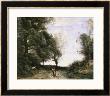 Along The Path by Jean-Baptiste-Camille Corot Limited Edition Print