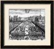 Royal Garden Of Stockholm, Illustration From Suecia Antiqua Et Hodierna, Late 17Th Century by Johannes Van Den Aveele Limited Edition Print