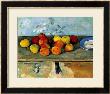 Still Life Of Apples And Biscuits, 1880-82 by Paul Cã©Zanne Limited Edition Print