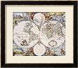 Wall-Map Of The World On 4 Sheets, Circa 1696 by Cornelis Iii Danckerts Limited Edition Print