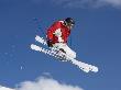Skier Performing Jumping Trick by Adie Bush Limited Edition Print