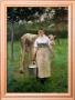 Manda Lametrie, The Farm Maid, 1887 by Alfred Roll Limited Edition Pricing Art Print