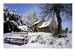 Church And Bench Snowscene by Mark Hamblin Limited Edition Pricing Art Print