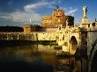 Castel Sant' Angelo Bridge Over Tiber River, Rome, Italy by Jon Davison Limited Edition Print