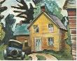 Farmhouse And Car by Prudence Heward Limited Edition Print