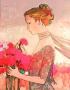 Femme Au Bouquet by Sachiko Imai Limited Edition Pricing Art Print