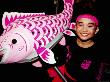 Boy With Fish At Chingay Chinese New Year Party, Singapore by Alain Evrard Limited Edition Print