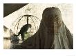 Woman In A Heavy White Veil With A Caged Parakeet, Rawalpindi, Pakistan by James L. Stanfield Limited Edition Print
