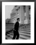 Senator Edward M. Kennedy Walking Up Steps Of Senate Wing by John Dominis Limited Edition Print
