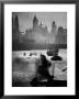 Ship And Tug Boat Traffic On The Hudson River With New York City Skyline by Andreas Feininger Limited Edition Print