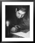 Soldier Writing In A Diary by George Strock Limited Edition Print