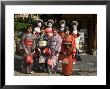 Girls Wearing Yukata, Kimono, Geisha, Maiko (Trainee Geisha) In Gion, Kyoto City, Honshu, Japan by Christian Kober Limited Edition Pricing Art Print