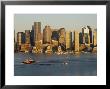 City Skyline At Dawn Across Boston Harbor, Boston, Massachusetts, Usa by Amanda Hall Limited Edition Print