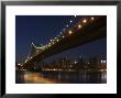 Manhattan Bridge At Dusk, New York City, New York, United States Of America, North America by Amanda Hall Limited Edition Print