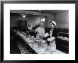 Two Cooks Serving Soup At The Company Cafeteria Of The Shoe Maker Montanari In Forli by A. Villani Limited Edition Print