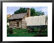 Wagon And Log Kitchen In Rural Complex, Old City Park, Dallas, Texas by Witold Skrypczak Limited Edition Print