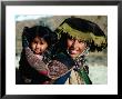 Mother Carrying Daughter Swathed In Hand Woven Fabrics, Peru by Richard I'anson Limited Edition Pricing Art Print