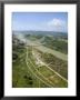 Panama, Panama City, The Panama Canal, Tanker Sailing Under Centenario Bridge by Jane Sweeney Limited Edition Print