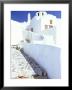 Blue Domed Church And Whitewashed Buildings, Oia, Santorini (Thira), Cyclades Islands, Greece by Lee Frost Limited Edition Print