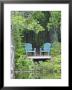 Two Chairs Sit At A Lakeside Camp, Moosehead Lake, Maine by Heather Perry Limited Edition Pricing Art Print