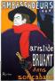 Aristide Bruant - Ambassadeurs by Henri De Toulouse-Lautrec Limited Edition Print