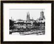Selling Wood On The River Trave, Lubeck, Circa 1910 by Jousset Limited Edition Print