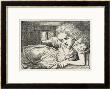 Alice Shrinks And Stretches Alice Grows Too Big For The House by John Tenniel Limited Edition Print