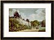 View Of The Chateau De La Malmaison Next To The Park, From Views Of The Malmaison by Auguste Garneray Limited Edition Pricing Art Print