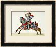 A Knight At A Tournament, Plate From A History Of The Development And Customs Of Chivalry by Friedrich Martin Von Reibisch Limited Edition Print
