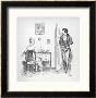 Mr. Darcy Enters A Room In Which Elizabeth Bennet Is Seated At Her Writing Desk by Hugh Thomson Limited Edition Print