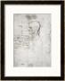 Head Of An Old Man In Profile, Facsimile Copy by Leonardo Da Vinci Limited Edition Print