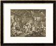 Strolling Players Rehearsing In A Barn by William Hogarth Limited Edition Print