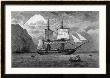 Hms Beagle The Ship In Which Charles Darwin Sailed In The Straits Of Magellan by R.T. Pritchett Limited Edition Print