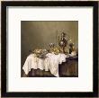 Breakfast With A Crab, 1648 by Willem Claesz. Heda Limited Edition Pricing Art Print