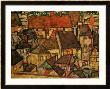 Yellow City, 1914 by Egon Schiele Limited Edition Print