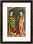 St. Margaret Of Antioch And St. Faith, Circa 1500 by Master Of Wurzendorf Limited Edition Print