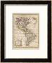 Map Of North And South America by J. Gibson Limited Edition Pricing Art Print
