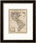 Map Of North And South America by J. Gibson Limited Edition Print