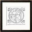 Medieval Map Showing Adam, Eve And The Serpent, Various Rivers And The Four Winds Blowing by Beatus Turin Limited Edition Print