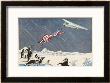 Admiral Byrd In The Ford Trimotor Floyd Bennett Drops The American Flag At The South Pole by Geo Ham Limited Edition Print