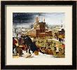 Townsfolk Skating On A Castle Moat by Pieter Bruegel The Elder Limited Edition Print